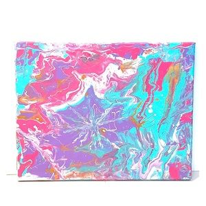 “Pink Ocean” Canvas 11X16 INCHES